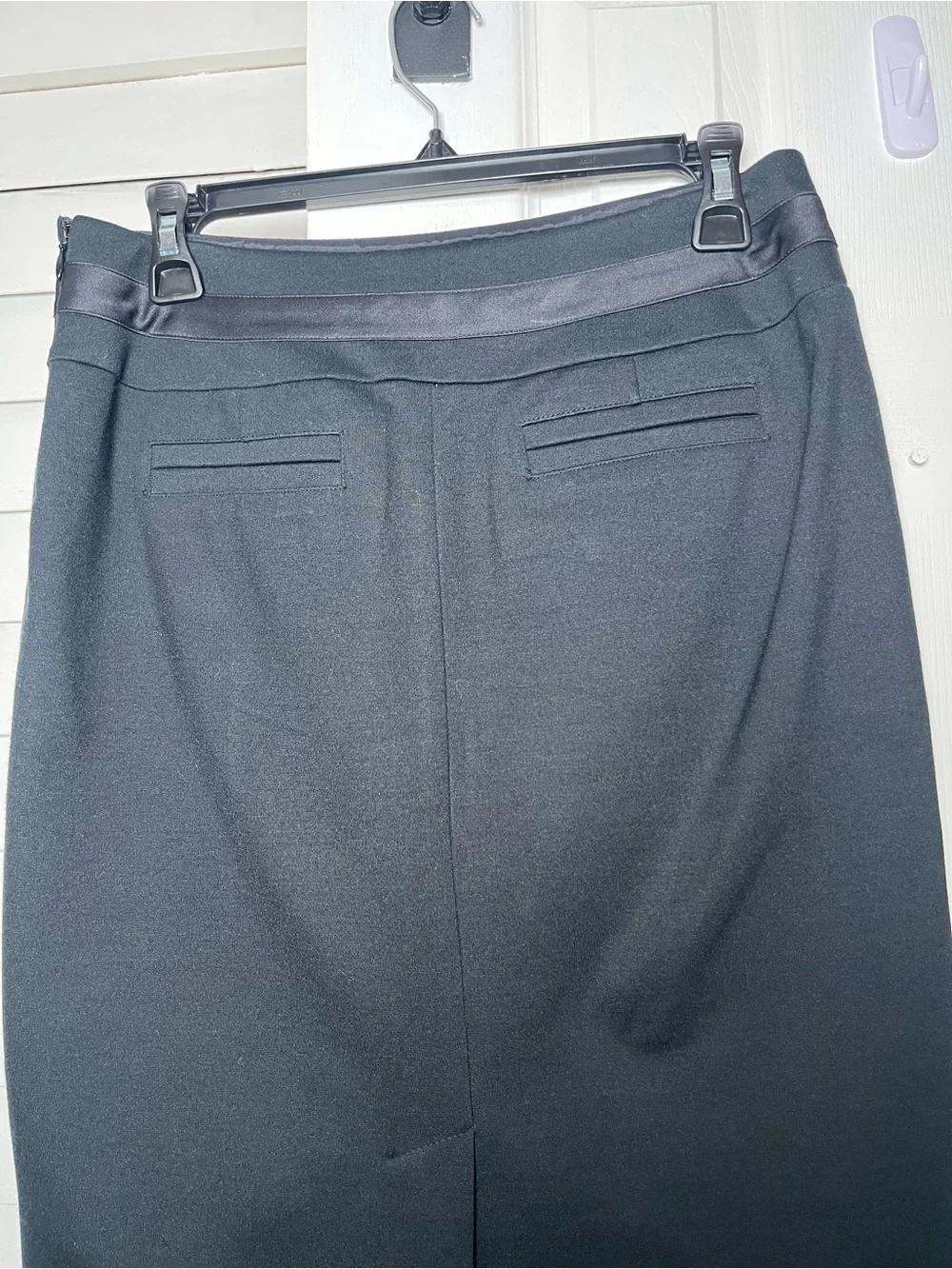 INC International Concepts Black Cargo Pencil Skirt with Tie Waist - Size 6